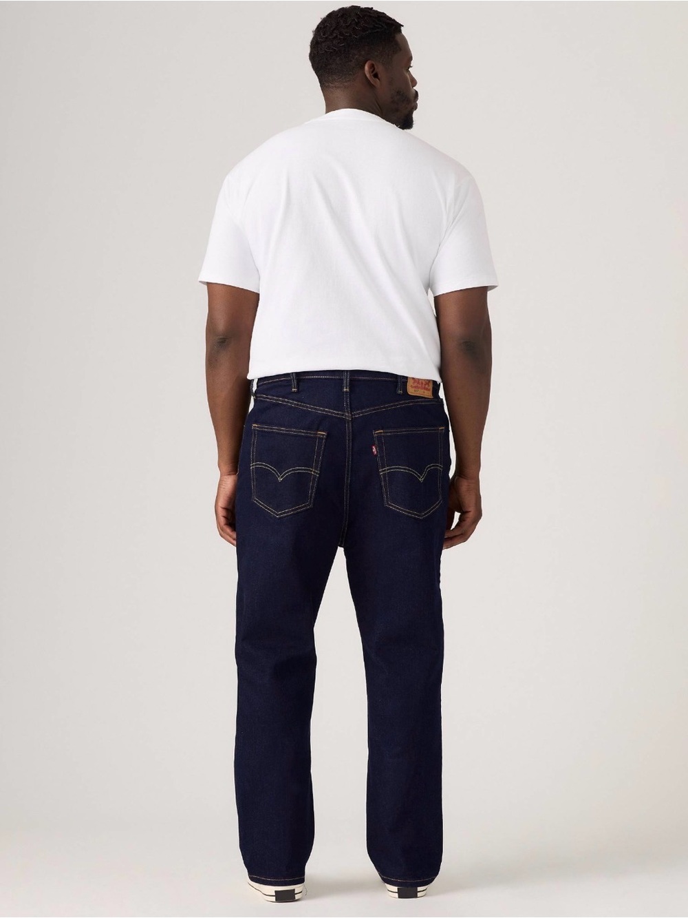 Levi's Men's Dark Indigo Relaxed Straight Jeans